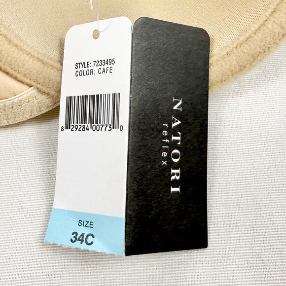 Natori Women's Reflex Full Coverage Underwire Bra Size 36C Cafe Nude 7233495 - Picture 7 of 7